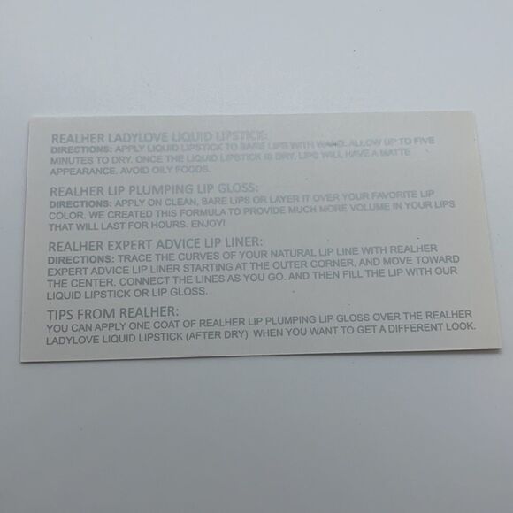 NIB REALHER I Am Fabulous Lip Kit - Picture 4 of 6